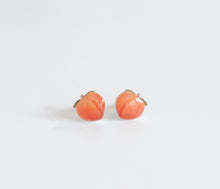 Load image into Gallery viewer, Peach Emoji Earrings