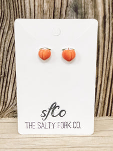 Peach Emoji Earrings